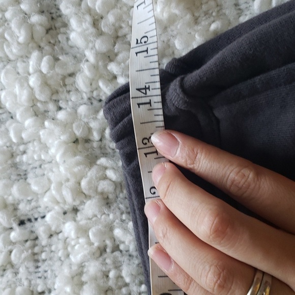 hip and bone harem style charcoal gray sweatpants jogger medium - Picture 8 of 9